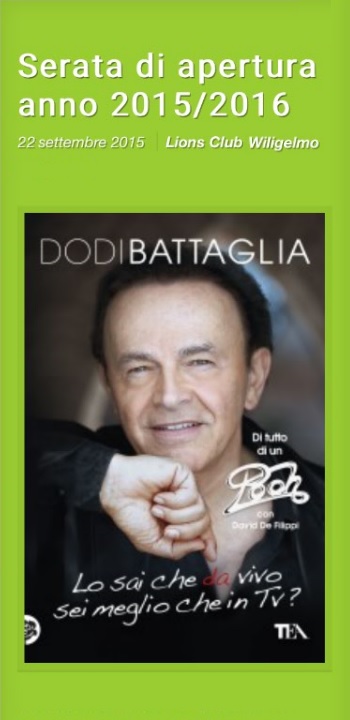 DodiBattaglia serata lions settembre2015