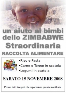 Raccolta Straordinaria per lo Zimbabwe