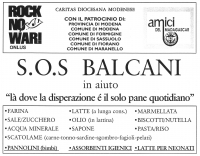 1999 SOS Balcani